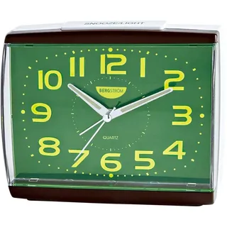 ® Wecker Analog mit großen Leuchtziffern, Tischuhr ohne störendes Ticken, Ide...