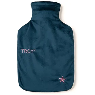 TROY - die sichere Wärmflasche - 2x so lange warm - schneller auf Wohlfühltemperatur - wird nicht zu heiß - TV-Bekannt aus VOX-Gründer-Show „Höhle der Löwen“ (Classic: petrol-rose)