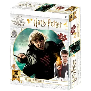 Prime 3D-Puzzle, Linsenform, Harry Potter Ron Weasly, Schwarz, Standard (300)