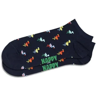 Happy Socks 1er Pack niedrige Socken, gestreifte bunte Baumwolle Sommersocken, lustig Geschenkbox für Damen und Herren (P000957, DE/NL/SE/PL, Numerisch, 41, 46, Regular, Regular) - 41-46