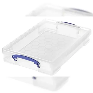 Really Useful Box Aufbewahrungsbox 34 x 52 x 8,5 cm 10-tlg. transparent