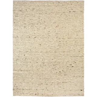 Linea Natura Handwebteppich Neapel, Beige, Textil, Uni, rechteckig, 90x160 cm, für Fußbodenheizung geeignet, beidseitig verwendbar, in verschiedenen Größen erhältlich, Teppiche & Böden, Teppiche, Moderne Teppiche