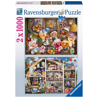 Ravensburger Puzzle 80527 - Lustige Gelinis - 2x 1000 Teile Puzzle für Erwachsene und Kinder ab 14 Jahren