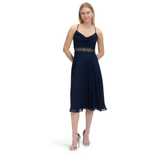 Vera Mont Cocktailkleid mit Wasserfallausschnitt Night Sky,44