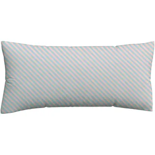 schlafgut Kissenbezug Woven Fade 40 x 80 cm Petrol
