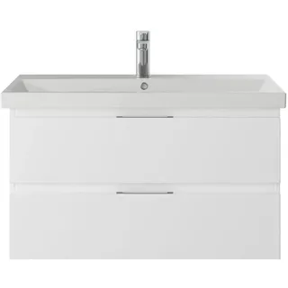 Pelipal Waschbeckenunterschrank Serie 4035 Weiß Glänzend 86 cm