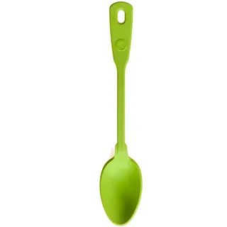 Kochblume Küchenlöffel | Premium-Silikon | Hitzebeständig | Spülmaschinenfest | 27cm | Farbe: limette