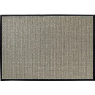DEKOWE Brasil Sisalteppich 67 x 133 cm Schwarz