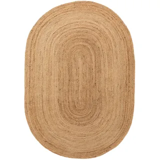 benuta Pure Juteteppich Jutta Hellbraun 160x230 cm - Naturfaserteppich aus Jute