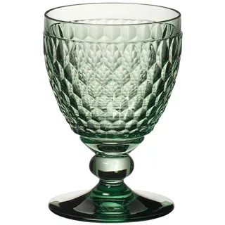 Villeroy & Boch Weinglas Boston coloured Rotweinglas green 0,31 l, Bleikristall 24% grün