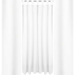 BestLivings Dekoschal Ellen Schlaufen 140x175 cm - weiß