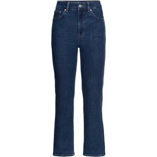 Gant 5-Pocket-Jeans Cropped Jeans Flare blau