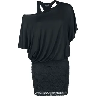 Black Premium by EMP Kleid Spitzenkleider Schwarz XXL