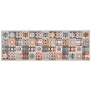 Fußmatte »Küchenteppich Waschbar Mosaik Mehrfarbig 60x180 cm«, vidaXL, Rechteckig 60 cm x 180 cm