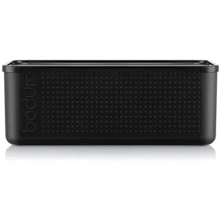 bodum Brotkasten in Schwarz - (B)37 x (H)14 x (T)24 cm