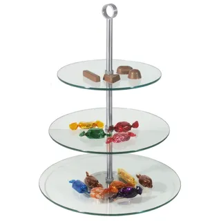 Contacto Glas-Etagere, 3-stufig