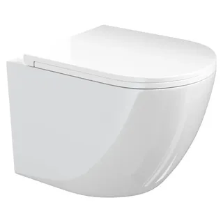 VILSTEIN Hänge WC mit WC-Sitz Weiß