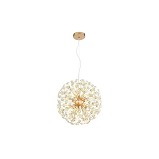 GLOBO Lighting Luster ¦ gold ¦ Maße (cm): H: 150 Ø: 40.0