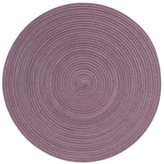PICHLER Platzset Tischset rund 12er Set Samba Kreis 038 mauve, (Spar-Set, 12-St., 12 Platzdecken), Platzset Tischset Esszimmer Küche lila