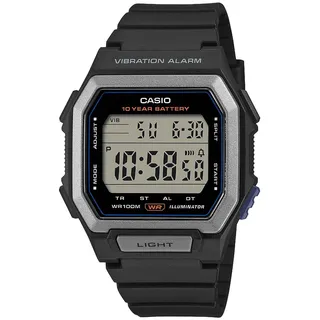 Casio W-738H Digital 10 BAR Schwarz 1AVEF