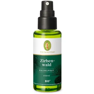 PRIMAVERA Raumspray Zirbenwald bio* 2 x 50 ml - Zirbelkiefer - Aromadiffuser, Aromatherapie - kräftigend - vegan