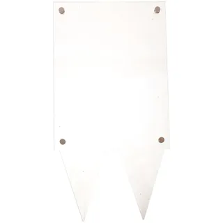 ABOOFAN Grab Fotorahmen Mit Erdspieß Transparent Wasserfest | Acrylmetall, UV-beständig, wetterfest, für Außenbereich, mit Erdspieß, einfache Montage, 31x16x0.5cm