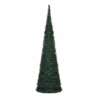 vidaXL Künstlicher Pop-Up-Weihnachtsbaum mit Beleuchtung Grün 150 cm