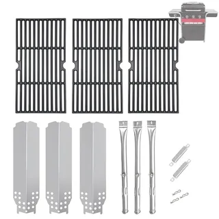 BQMAX Grillteil-Set für Charbroil Gas2Coal Gas/Holzkohle Hybrid Grill 463370516 463370519 463278418 463278419 G421-0001-W1 G553-0002-W1A G466-2500-W1