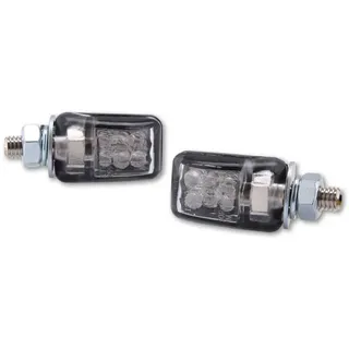 Highsider smart Picco Led Blinker Gehäuse Schwarz / Linse Klar (Paar), Hinten