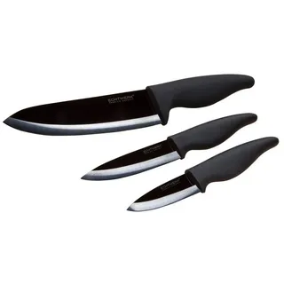 ECHTWERK Kochmesser KM-0150 Black Mirror Messerset 3tlg. schwarz