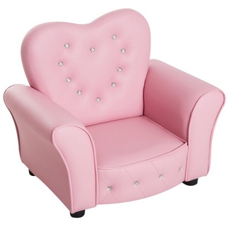 HOMCOM Sessel Kindersessel Prinzessin rosa