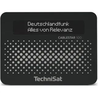 TechniSat CABLESTAR 100 Digitalradio-Empfangsteil, Schwarz