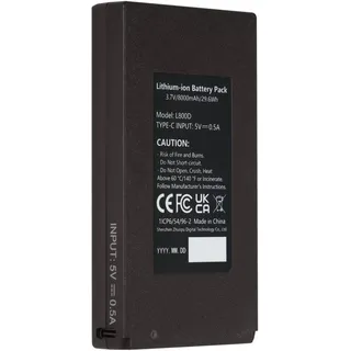GardePro L800D Wiederaufladbarer 8000-mAh-Lithium-Akku für GardePro E6 2.0 Pro, E6P, E6PMB, E8 2.0 Pro, E8P, E8PMB, E9 2.0 Pro, X50 Pro Max, X70 Pro Wildkamera, Typ-C-Ladeanschluss