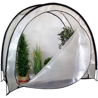 Videx Winterschutzelt Ice Extreme | Frostschutzhaus | H: 175 x L: 200: x B: 85 cm | Iso-Noppenfolie | Pflanzen überwintern | mobiles Gewächshaus| ganzjährig nutzbar
