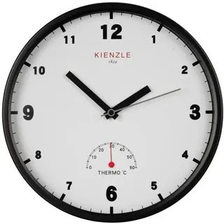 KIENZLE Funkwanduhr 30 cm DCF schwarz