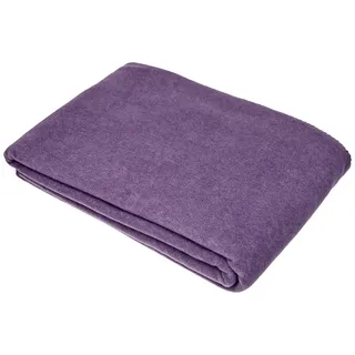 zoeppritz since 1828' Soft-Fleece-Decke – Polarfleece-Decke mit Häkelstich – flauschige Kuscheldecke – 110x150 cm – 490 aubergine – von ’'zoeppritz since 1828' 103291-490-110x150, 110x150cm