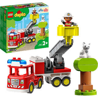 LEGO DUPLO Town 10969 Feuerwehrauto Bausatz, Mehrfarbig