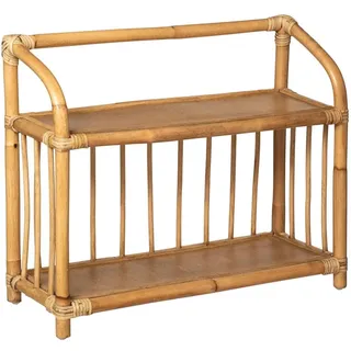 Atmosphera Créateur d'intérieur Kinderbücherregal Rattan H. 50 cm beige
