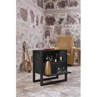 WoodMan Barschrank New Est 60 x 60 x 30 cm Schwarz