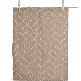 Geschirrtuch PAD "LUCK", beige (natur), Baumwolle, Geschirrtücher, Geschirrtuch, Unverwechselbarer PAD-Stil, hochwertige Jacquard-Webung