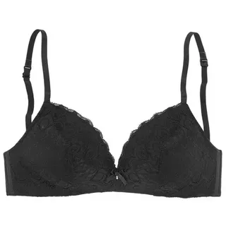 nuance by lascana Bralette-BH Damen schwarz Gr.70B