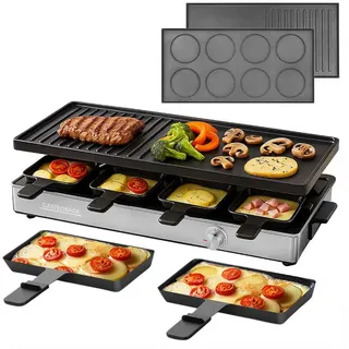 GASTROBACK 42563 Raclette Grill & Pancake Station für 8 Personen