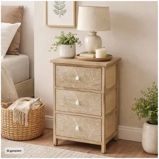 Hti-Living Kommode Melia 40 x 29 x 58 cm Weiß