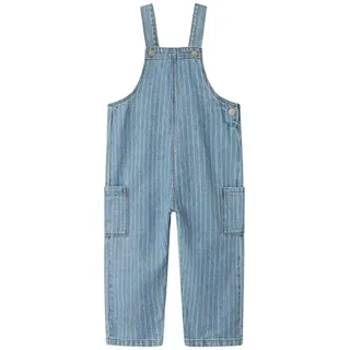 Name It Latzjeans NMFMACIE STRIPE DNM OVERALL 4008-NM D blau