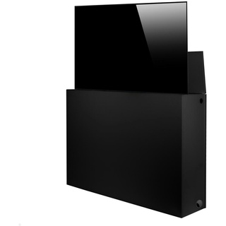 MonLines SideS65B TV Sideboard mit Lift bis 65 Zoll, schwarz