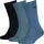 Kinder Socken Vorteilspack Sport Junior Frottee-Sohle Rippbündchen Logo Denim 35-38 EU