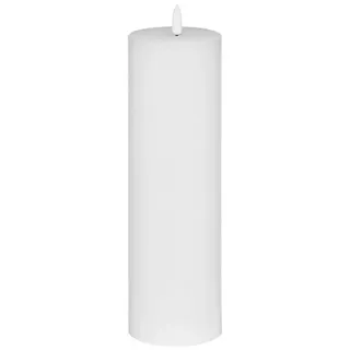 Kaheku LED-Kerze Kaheku LED Kerze Flaca, weiß, Ø 7,5 cm, 23 cm hoch, 1238001720