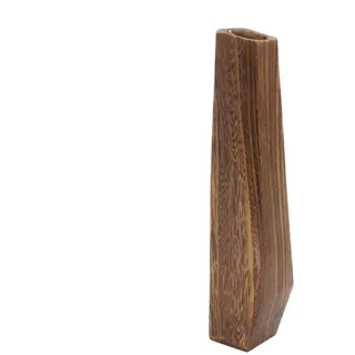 Yulokdwi Holzvasen für Dekoration,Großer Bodenvase Aus Holz - Raumdekoration Für Eingangsbereich Flur Wohnzimmer Arbeitszimmer Bad Terrasse Esstisch