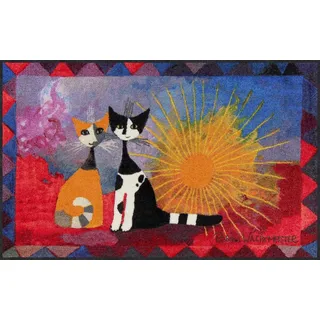 Salonloewe Fußmatte Fußmatte 75x120 Rosina Wachtmeister Noi Due, Eingangsmatte groß, Höhe: 750 mm rosa