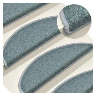 vidaXL Stufenmatte 56 x 17 cm Seeblau